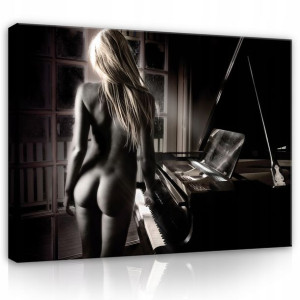 Obraz na ścianę płótnie salon AKT KOBIETA 120x80