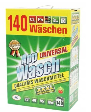 Proszek do prania App Wasch 10 kg 140 universal