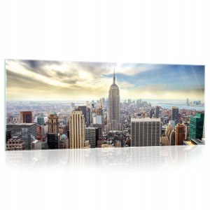 Obraz na szkle szklany MIASTO manhattan 125x50