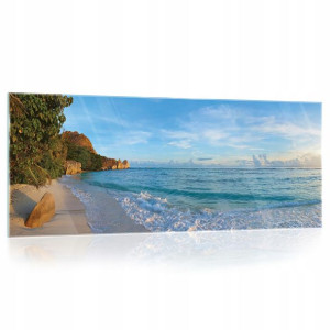 Obraz na szkle szklany PLAŻA morze widok 125x50