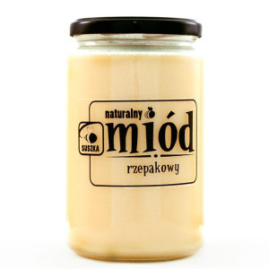 Miód rzepakowy nektarowy tradycyjny 0,950 kg Miody Suszka