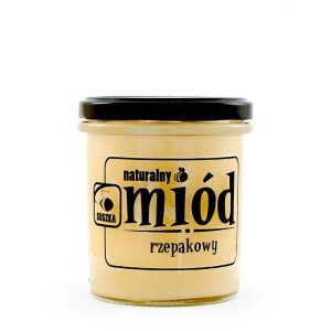 Miód rzepakowy nektarowy tradycyjny 0,400 kg Miody Suszka