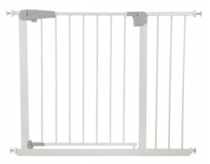 Barierka Bramka Na Schody Drzwi Plus Adapter Do Schodów 75 -103 Cm Biała
