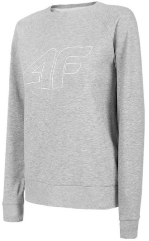 Bluza damska 4F chłodny jasny szary melanż H4L22 BLD350 27M