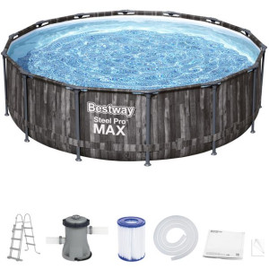 Bestway basen stelażowy 427x107cm 10w1 deska 5614Z