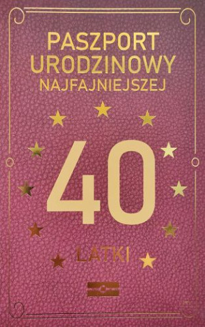 Kartki na 40 urodziny dla Kobiety zabawna JCX38