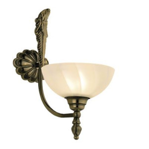 Kinkiet na wysięgniku CORDOBA lampa ścienna do jadalni patyna matowa