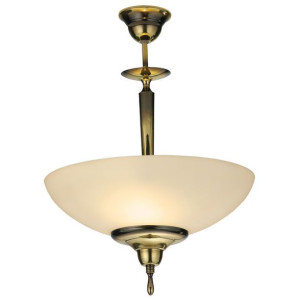 Szklana lampa ONYX 8739 sufitowa ampla do jadalni nad stół patyna matowa
