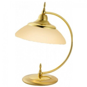 Stojąca lampka nocna ONYX 8791 szklana lampa biurkowa