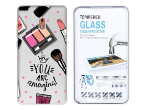 Nokia 2.1 2018 Etui Fashion Nadruk Kreatui + Szkło