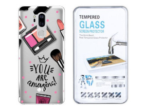 Etui Do Lg G7 Fit Fashion Nadruk Kreatui + Szkło