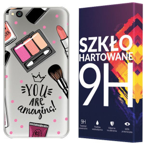 Etui Do Xiaomi Redmi Go Fashion Nadruk + Szkło 9h