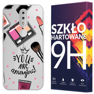 Etui Do Nokia 4.2 Fashion Nadruk Kreatui + Szkło