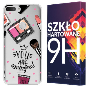 Etui Do Alcatel 1s 2019 Fashion Kreatui + Szkło 9h