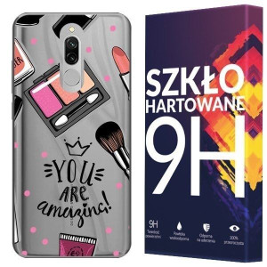 Etui Do Xiaomi Redmi 8 Nadruk Fashion + Szkło 9h
