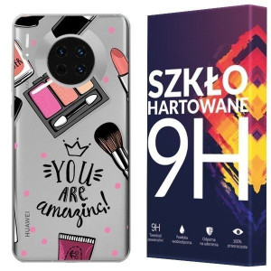 Etui Do Huawei Mate 30 Pokrowiec Fashion + Szkło