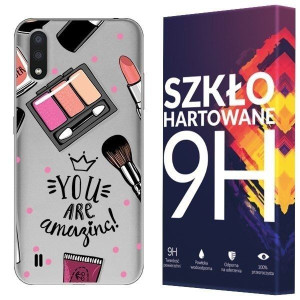 Etui Do Samsung Galaxy A01 Sm-a015 Fashion + Szkło