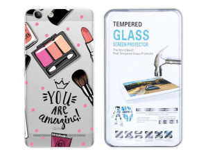 Lenovo Vibe K5 Etui Fashion Nadruk Kreatui + Szkło