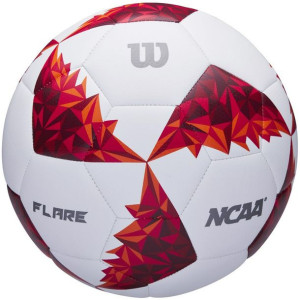 Piłka nożna WILSON NCAA Flare biało czerwona