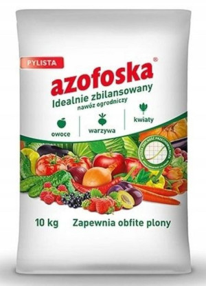 Nawóz ogrodniczy Azofoska Pylista 10 kg