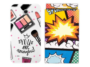 Etui Do Huawei Ascend Y550 Nadruk Fashion + Folia