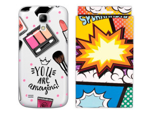 Galaxy S4 Mini Gt-i9190 Etui Fashion Nadruk +folia