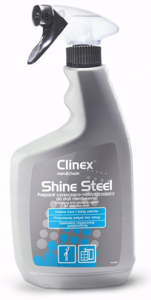 Płyn czyszcząco-nabłyszczający stal Clinex 650ml