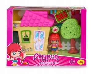 Pinypon City DOMEK ŻÓŁTY ZESTAW Z 1 LALECZKĄ
