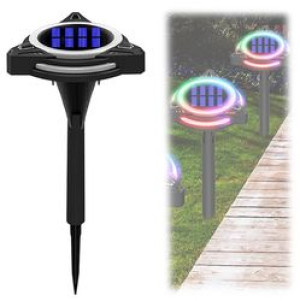 Lampa Solarna Lampka Ogrodowa Led Rgb Z Różnymi Kolorami