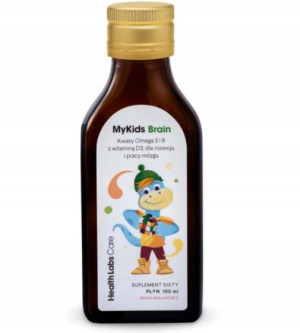 Health Labs MyKids Brain Omega 3 i 9 DHA Wit. D3