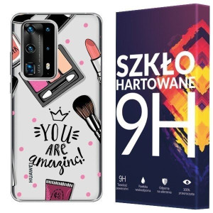 Etui Do Huawei P40 Pro+ Fashion Kreatui + Szkło 9h
