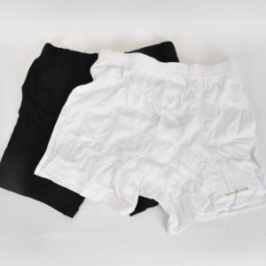 Bokserki dziecięce Umbro 2P czarne białe - 081023