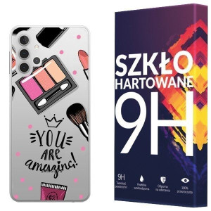 Etui Do Samsung Galaxy A32 5g Case Fashion + Szkło