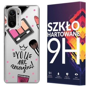 Etui Do Xiaomi Poco F3 Pokrowiec Fashion + Szkło