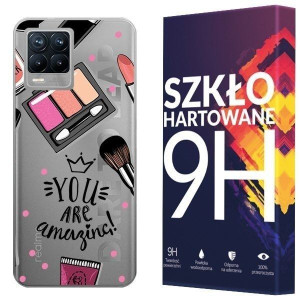Etui Do Realme 8 Pro Obudowa Fashion Nadruk +szkło