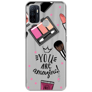 Etui Do Oppo A53s Nadruk Pokrowiec Obudowa Fashion
