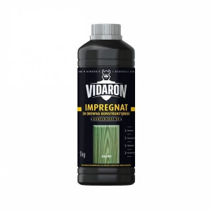 VIDARON Impregnat KONSTRUKCYJNY 1kg ZIELONY Koncentrat 1:9