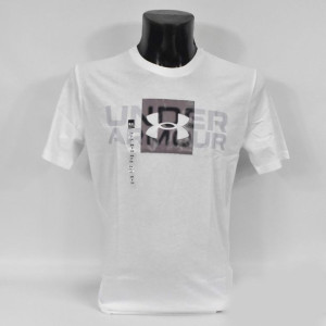 Koszulka męska Under Armour Box Logo Wordmark Short - 1357156 100