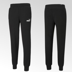 Spodnie dresowe męskie Puma ESS Logo czarne - 586714 01