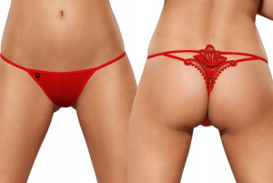 Obsessive STRINGI Luiza Thong, Czerwone, L/XL