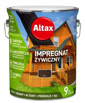 ALTAX Impregnat Żywiczny 4,5l BRĄZ