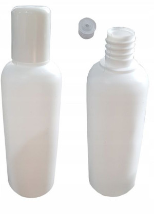 20 szt BUTELKA PLASTIKOWA HDPE 100ml z dozownikiem