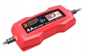 Prostownik Mikroprocesor Lcd 4a 6v/ 12v Ładowarka