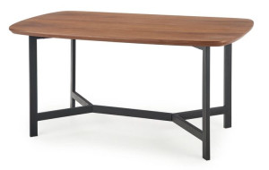 Stół NORTON 160x90 orzech okleina naturalna loftowy stół