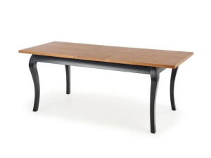 Stół rozkładany WINDSOR 160(240)x90 dąb/czarny stół loft
