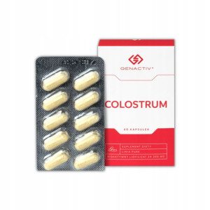 Colostrum Liofilizowana Siara Bydlęca 60k GENACTIV