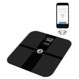 TECH-MED Waga elektroniczna z analizą składu ciała HW-FIT003 Czarny