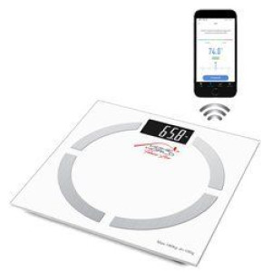 TECH-MED Waga elektroniczna z analizą składu ciała HW-FIT002 Biały