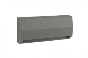 Lampa elewacyjna LED Mur PC 1502A Popielaty IP44 - Su-ma