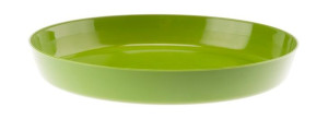Podstawka plastikowa pod doniczkę AGA 19,6 cm zielona połysk